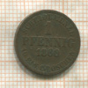 1 пфенниг. Брауншвейг 1860г