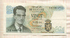20 франков. Бельгия 1964г