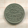 25 центов. Сейшеллы 1954г