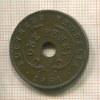 1 пенни. Южная Родезия 1952г