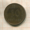 10 сантимов. Люксембург 1930г