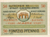 Нотгельд. 50 пфеннигов. Германия