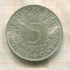 5 марок. Германия 1972г
