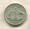 6 пенсов. Австралия 1957г