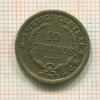 10 сантимов. Коста-Рика 1921г