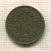 1 крейцер. Баден 1862г