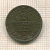 2 пфеннига. Саксония 1864г
