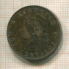 2 сентаво. Аргентина 1889г