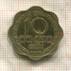 10 центов. Цейлон 1975г