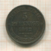 5 пфеннигов. Саксония 1862г