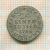 1/24 талера. Саксония 1764г
