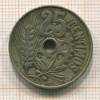 25 сантимов. Испания 1934г