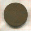 3 пфеннига. Саксен-Веймар-Эйзенах 1762г