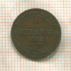 1 пфенниг. Саксония 1866г