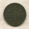 1/2 штубера. Юлих-Берг 1785г