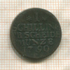 1 шиллинг. Пруссия 1790г
