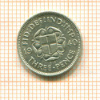 3 пенса. Англия 1940г