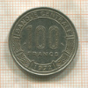 100 франков. Габон 1972г