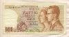 50 франков. Бельгия 1966г