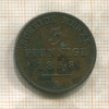 3 пфеннига. Рейсс-Шлейц 1858г