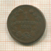 1 крейцер. Баден 1844г