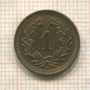 1 раппен. Швейцария 1932г