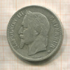 5 франков. Франция 1868г