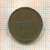 1 пенни 1900г