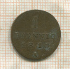 1 пфенниг. Бранденбург 1810г