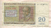 20 франков. Бельгия 1956г