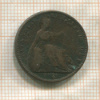 1 фартинг. Великобритания 1821г