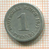 1 пфенниг. Германия 1917г