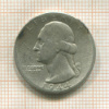 1/4 доллара. США 1944г