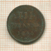 3 пфеннига. Мекленбург-Штрелиц 1845г