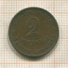 2 пфеннига. Саксен-Кобург-Гота 1856г