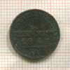1 пфеннинг. Липпе-Детмольд 1847г