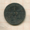 1 пфенниг. Шварцбург-Зондерхаузен 1846г