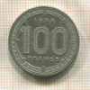 100 франков. Экваториальная Африка 1968г