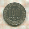 100 франков. Камерун 1975г