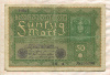 50 марок. Германия 1919г