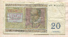 20 франков. Бельгия 1956г