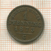 1 пфеннинг. Пруссия 1873г