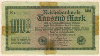 1000 марок. Германия 1922г
