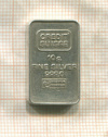 Серебряный слиток. 10 гр. Швейцария