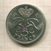 5 франков. Монако 1974г