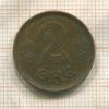2 эре. Дания 1916г