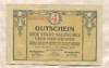 4 кроны. Нотгельд. Австрия. Зальцбург 1920г
