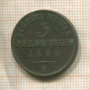 3 пфеннинга. Пруссия 1868г