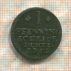 1 пфеннинг. Брауншвейг-Люнебург 1759г