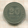 20 центов. Малайя 1948г